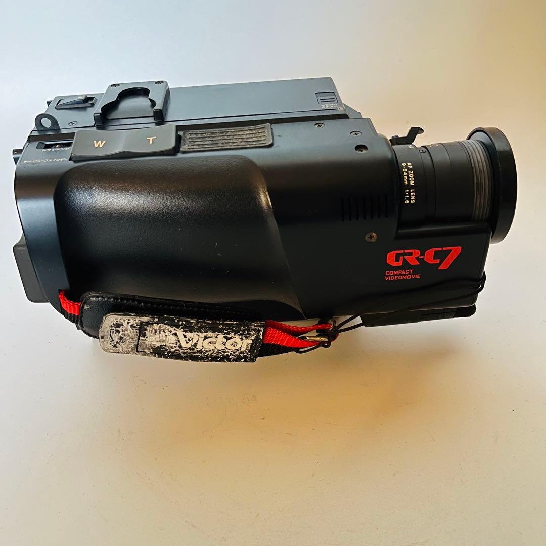 Victor GR-C7 ビデオカメラ 三脚付き 希少レトロ 昭和 VHS - メルカリ