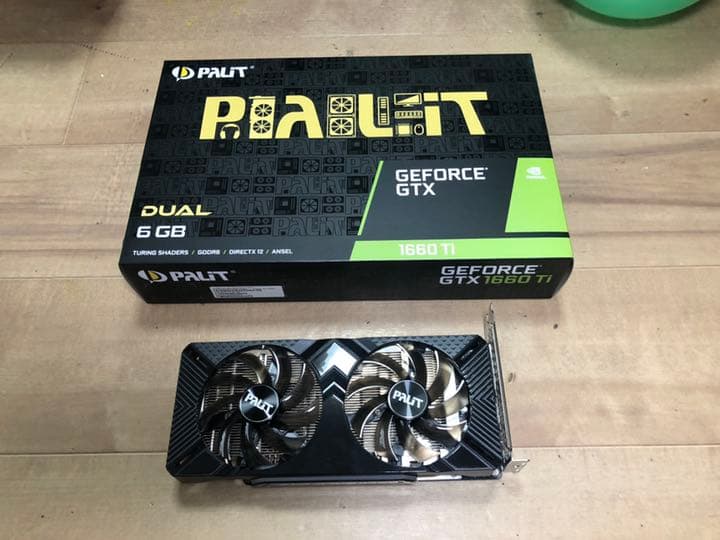 グラフィックボード・グラボ・ビデオカード Palit GeForce GTX 1660 Ti Dual 6GB GeForce GTX 1660 Ti 搭載グラボ 新品 34,000円 中古 11,000円