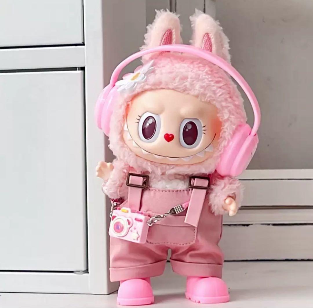 ウサギフード付きドール ピンク 4点セット ラブブ - メルカリ