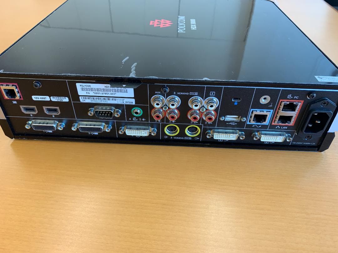 テレビ会議システムPolycom HDX 8000 / カメラ MPTZ-6 - メルカリ