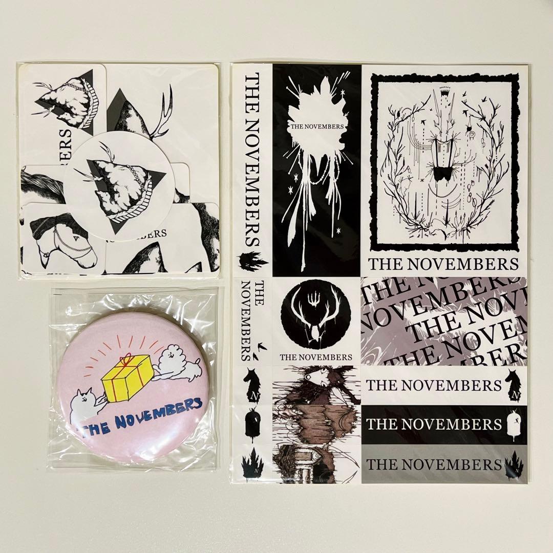 THE NOVEMBERS 缶バッジ&ステッカー セット - メルカリ