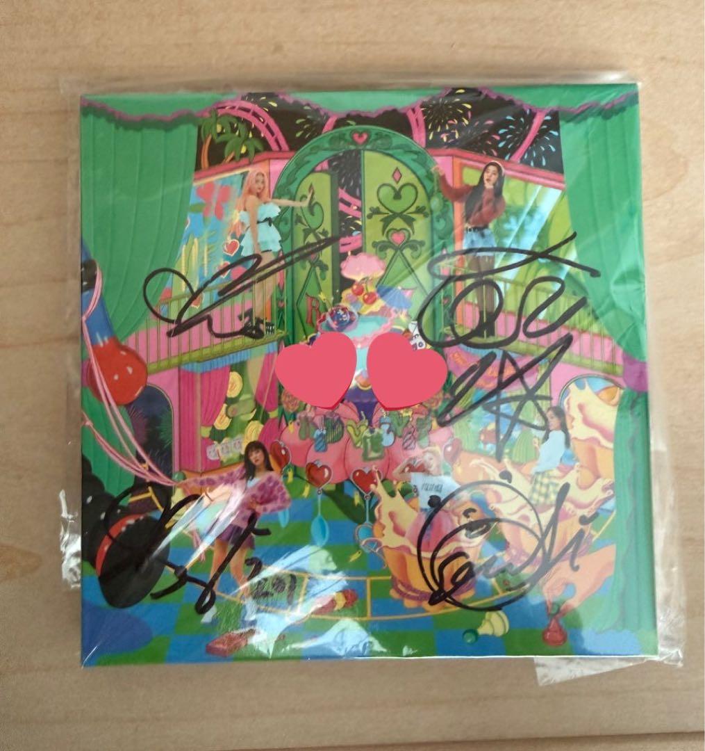 RedVelvet レドベル 全員サイン入り アルバム RedVelvet レドベル 全員サイン入り アルバム RedVelvet レドベル 全員