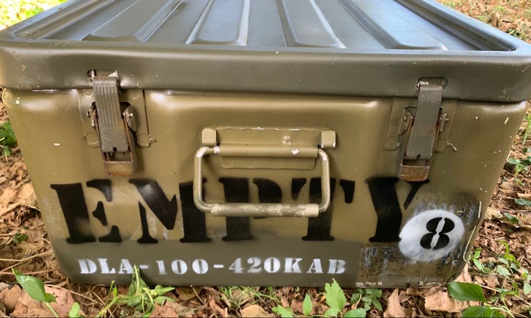 ミリタリー アルミコンテナ 米軍 払下げ 放出品 美品 アウトドア 車載