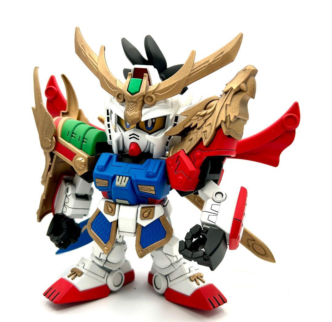 SDガンダム　三国伝　真豪華龍装劉備ガンダム　完成品ガンプラ ブレイブバトルウォーリアーズ 021 真 豪華 龍装 劉備ガンダム | SD