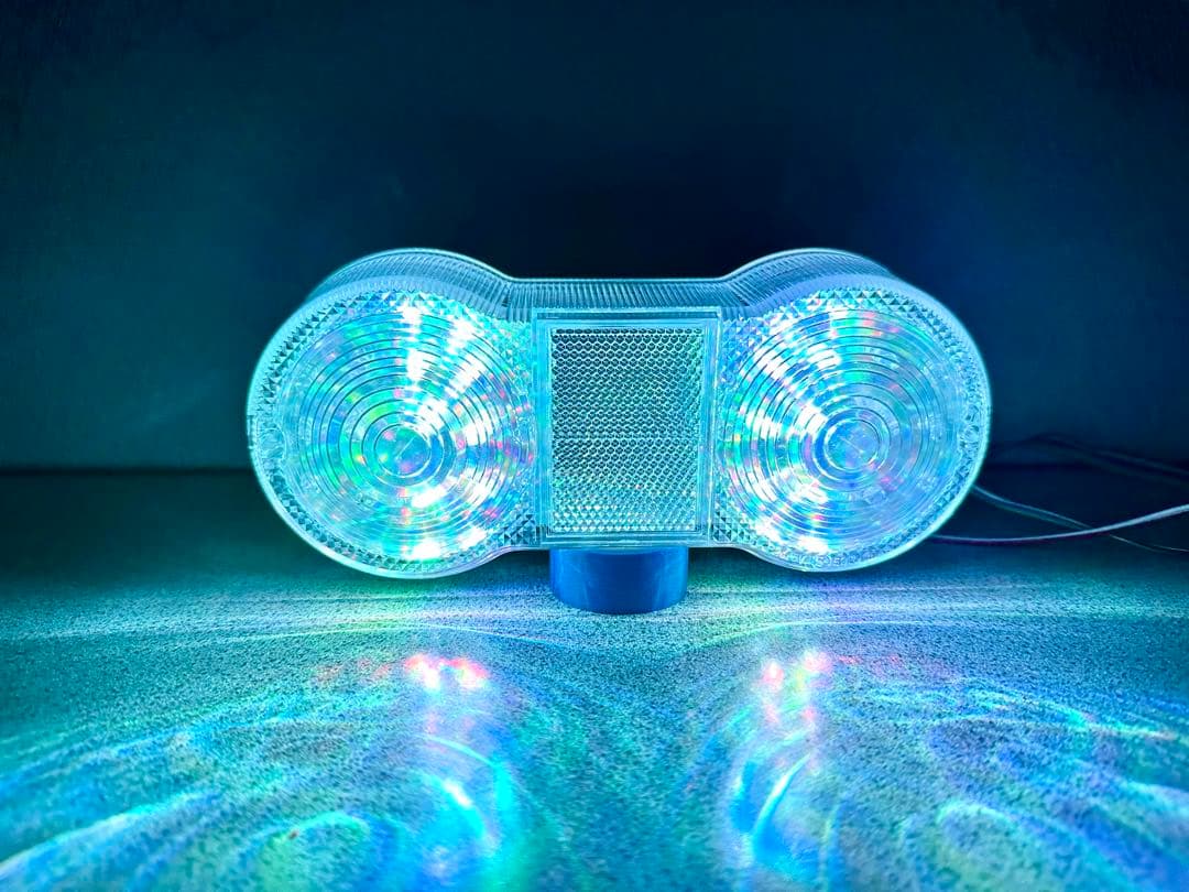 キット込GT380／サンパチ 2灯式☆RGB流星テールランプLEDユニット☆ 1672wGT380スタイルテールランプ＆テールマウントセット レッドレンズ