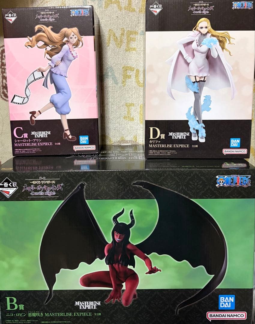 一番くじ ワンピース メモリーオブヒロインズ B・C・D賞セット 一番くじ「ワンピース メモリーオブヒロインズ」買取価格/値段