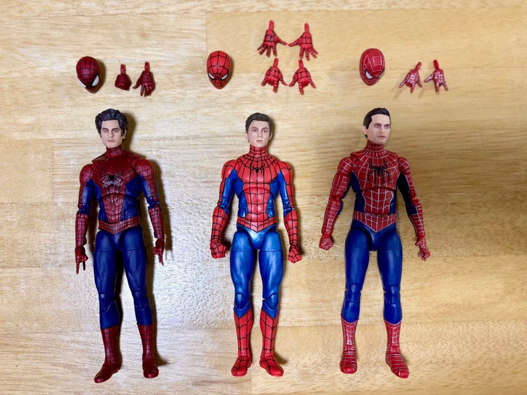 み*ん様 マーベルレジェンド スパイダーマン：ノー・ウェイ・ホーム 3体セット めっちゃ待った】ノーウェイホーム スパイダーマン3パックがやっと届い