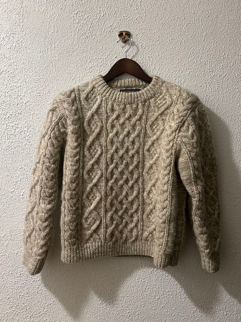 toku　PHERROW’S ☆ フィッシャーマンケーブルセーター　メンズ Pherrow's(フェローズ)フィッシャーマンケーブル編みセーター