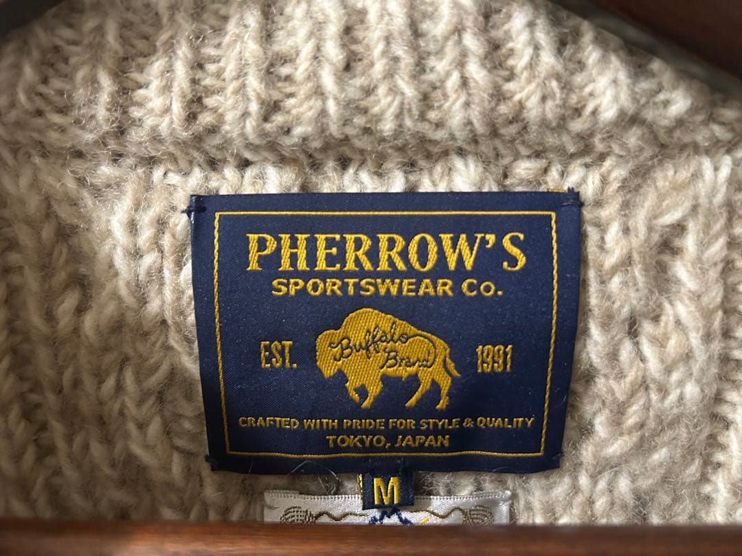 toku様専用 PHERROW'S ☆ フィッシャーマンケーブルセーター メンズ