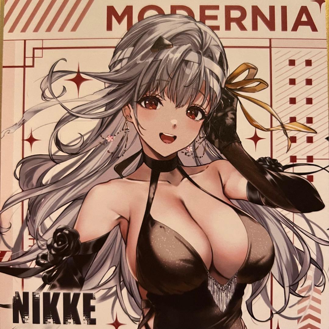 勝利の女神 ニケ nikke展 exhibition 色紙 モダニア 入場特典 - メルカリ