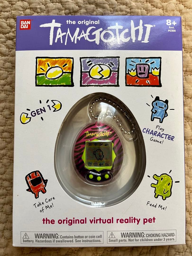【新品未使用】たまごっち Tamagotchi Striped Tiger海外 たまごっち オリジナルたまごっち ストライプタイガー Original
