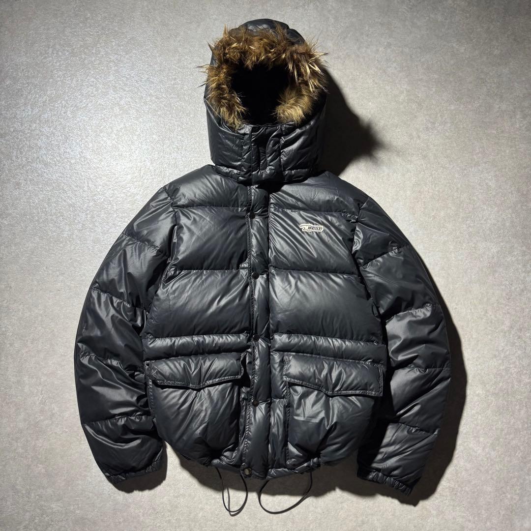 00s BEAR USA fur down y2k 短丈 平成 ギャル男 - メルカリ