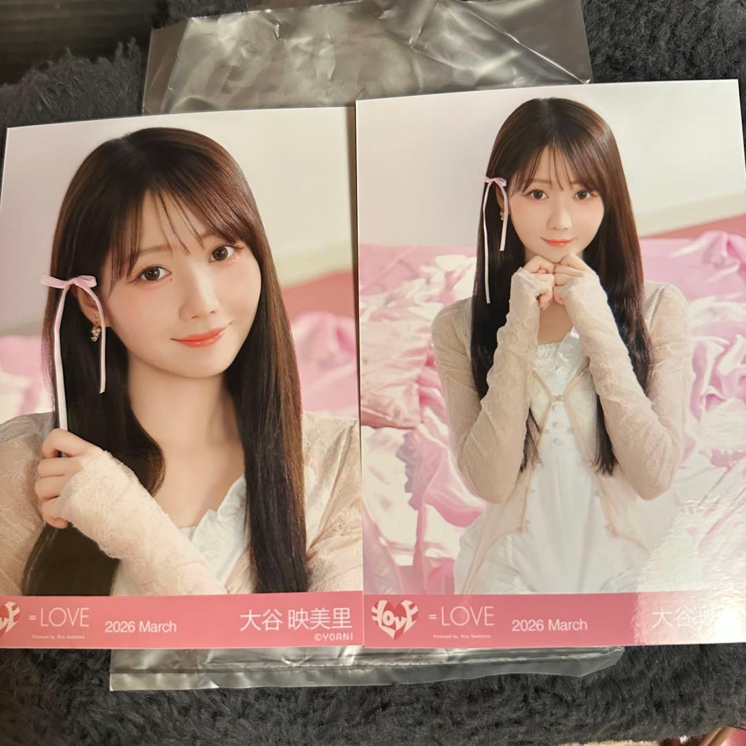 大谷映美里 生写真 ラブソングに襲われる ジャケット衣装 アザーカット