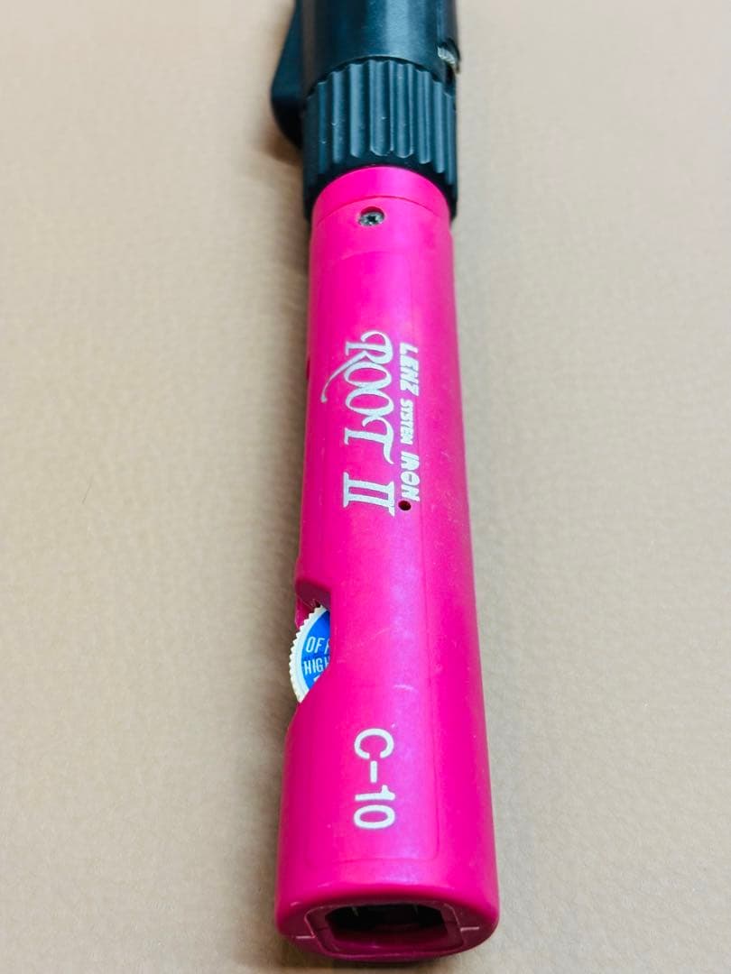 超美品 LENZ C-10元巻きレンツルートアイロン 理容アイロン 丸アイロン