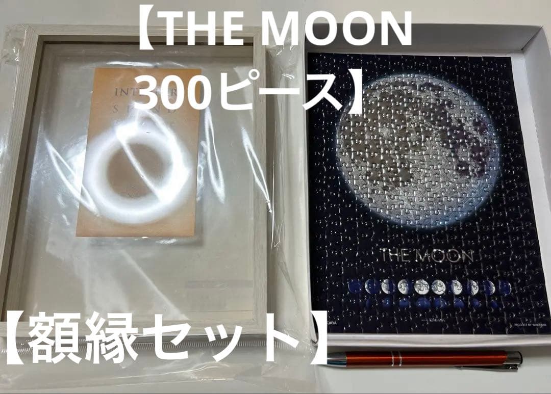 THE MOON 月の世界】ジグソーパズル 300ピース 《未使用額》付き