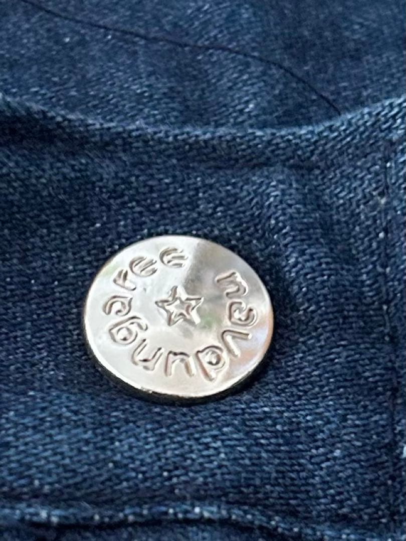 M*2様 70s navdungaree 米軍実物デニムセーラーパンツフレア ベ - メルカリ