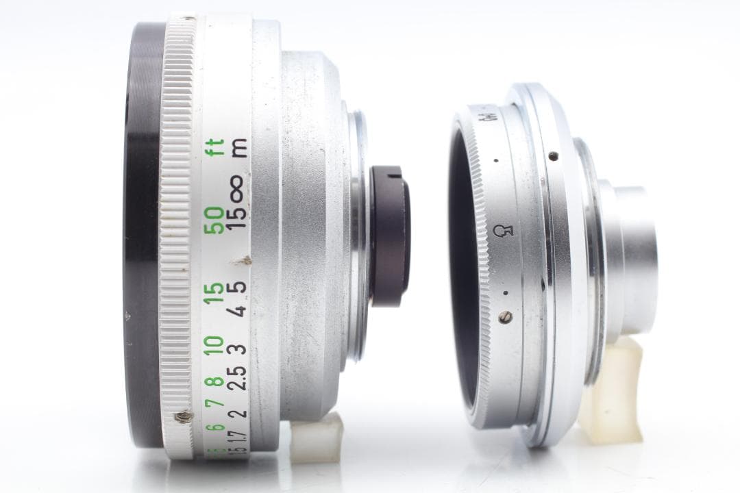 美品 整備済】オーカー色 Canon Demi C 50&28mm #1145 - メルカリ