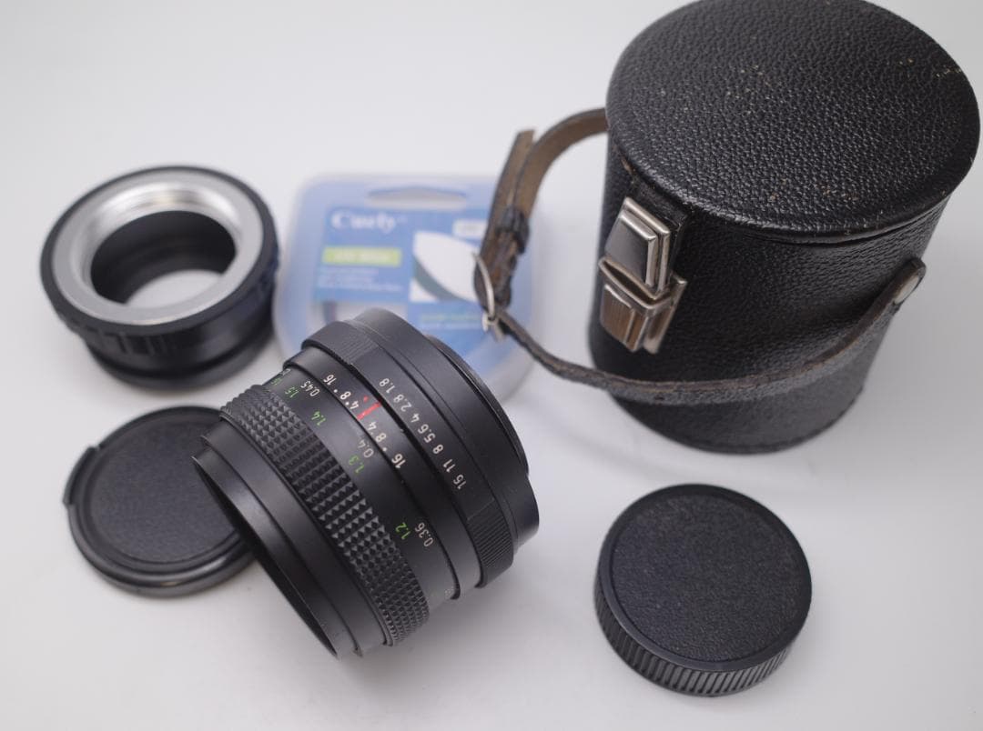 44 ペンタコン PENTACON 50mm F1.8　M42　アダプター付 Multi Coating PENTACON auto 1.8/50 － ペンタコン マルチ