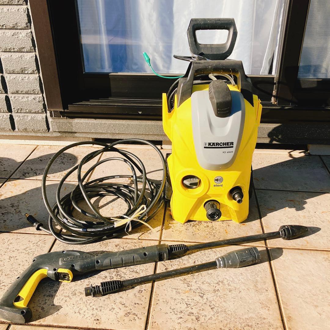 ケルヒャー　Kärcher K3 サイレント　高圧洗浄機 ケルヒャー（KARCHER） ◇ケルヒャー（Karcher）高圧洗浄機K3