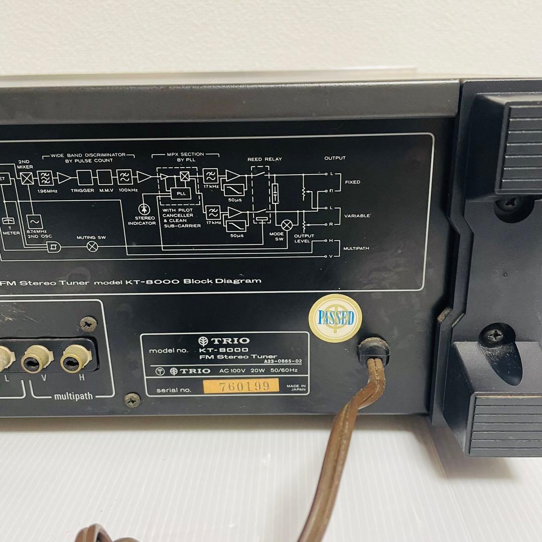 TRIO トリオ KT-8000 パルスカウント方式FM専用チューナー - メルカリ