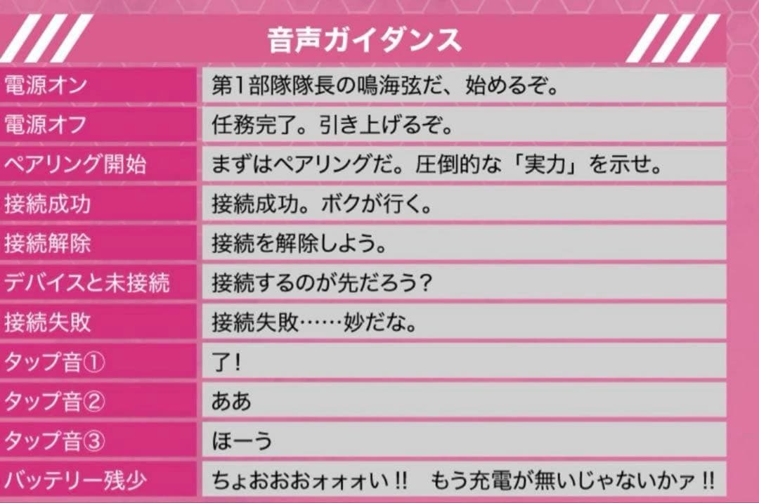 怪獣8号 ワイヤレスイヤホン 鳴海弦 ONKYO DIRECT - メルカリ