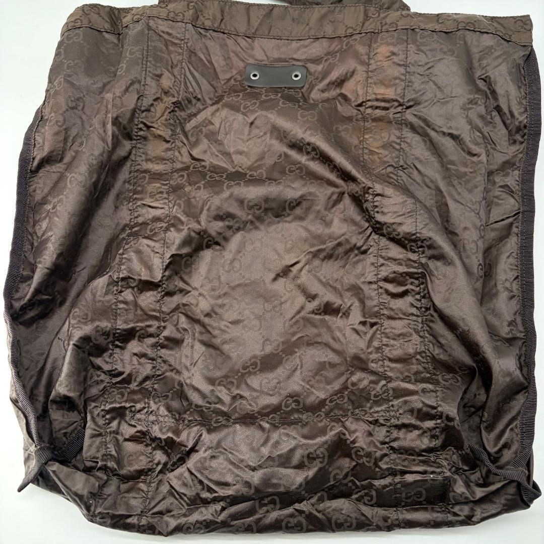 17724✨GUCCI トート エコバッグ テディベア 熊 ナイロン 犬 GG柄