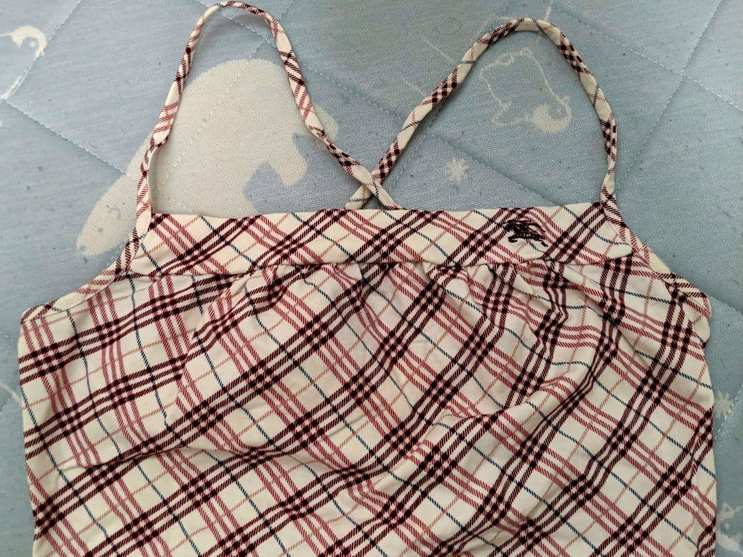 y2k❤️ BURBERRY BLUE LABEL ノバチェック キャミチュニック y2k