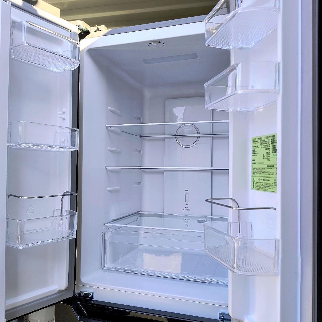 運搬取付無料！ブラック・2段冷凍室・大凍量！ IRIS冷蔵庫！完動品・