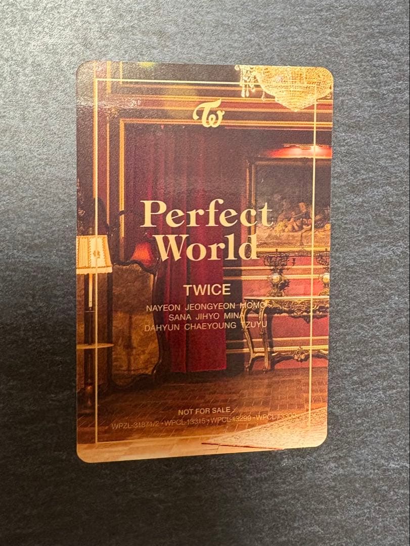 TWICE チェヨン Perfect World ハイタッチ トレカ⑤