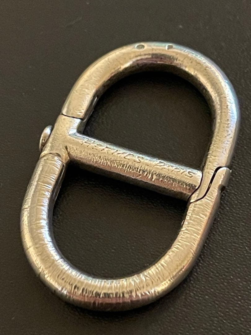HERMES エルメス シェーヌダンクル カラビナ キーリング - メルカリ