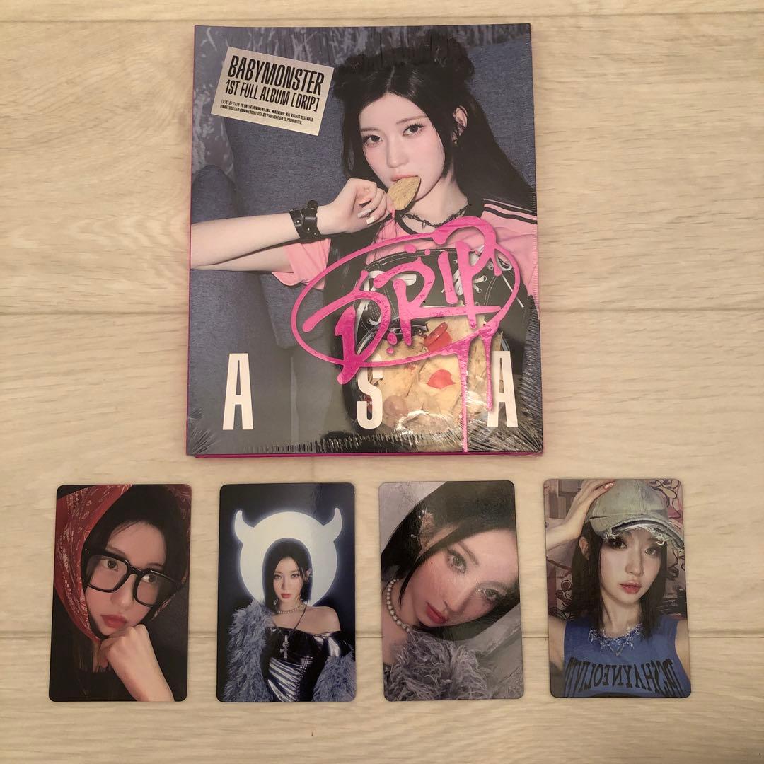 BABYMONSTER drip アサ 新品未開封 トレカ付き - メルカリ