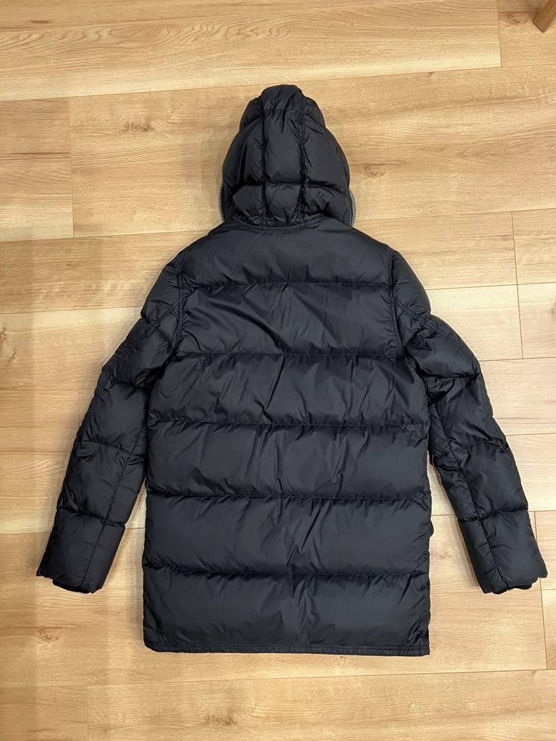DUVETICA フード付きダウンジャケット 48 ブラック - メルカリ