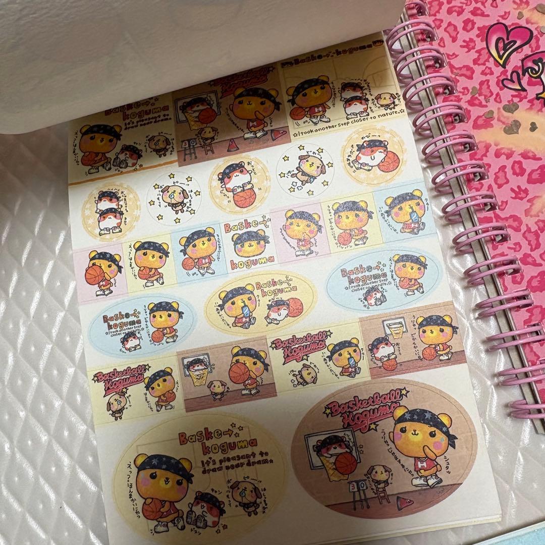 シャボンこぱむだ こぐま ハムスター 平成レトロ メモ帳 シール付 当時