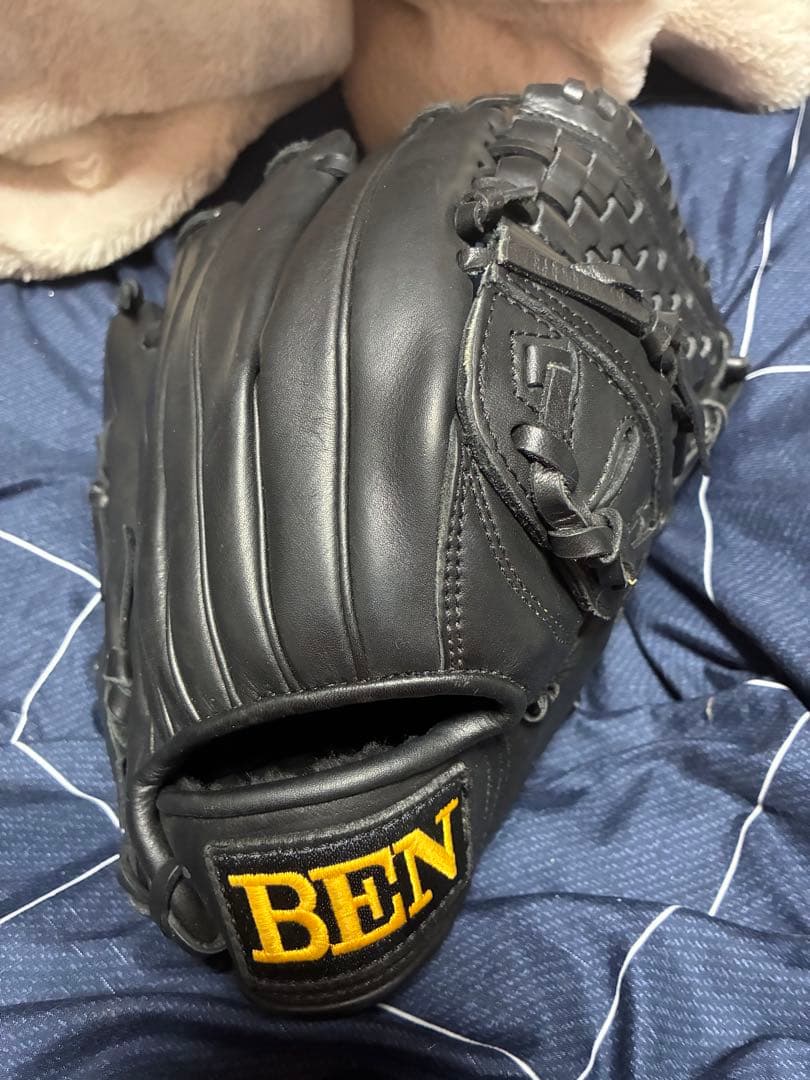 SSK 軟式野球グローブ BENM04424F 黒/赤