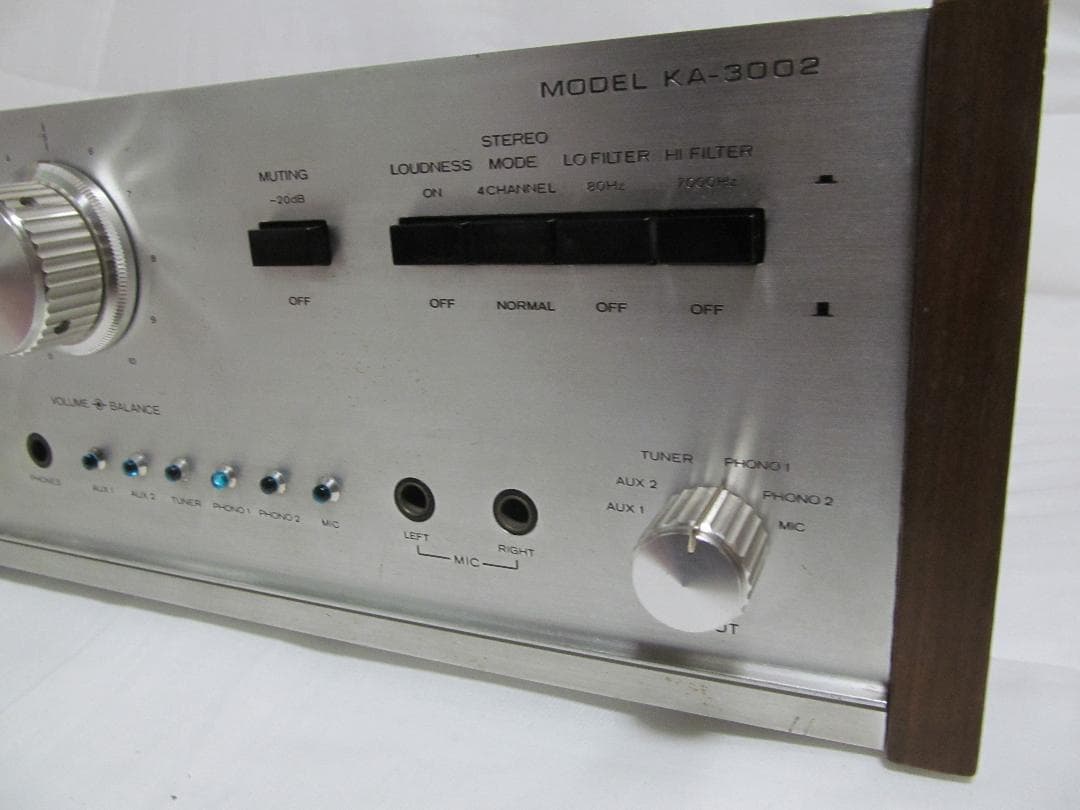 TRIO KA-3002 軽整備済 プリメインアンプ 名機 ビンテージ 昭和 - メルカリ