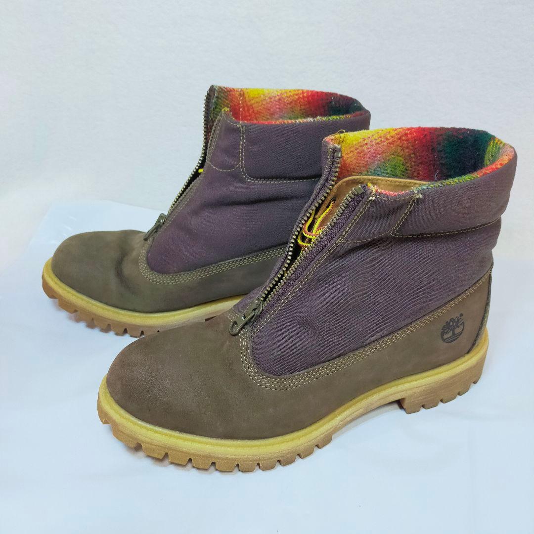 レア Timberland × WOOLRICH ロールトップ センタージップ - メルカリ