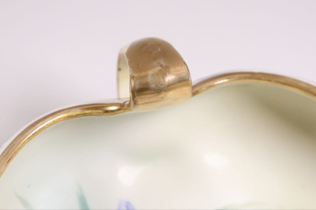 CM307】オールドノリタケ 草花 三耳 皿 鉢 幅18.3cm 金彩 水仙 - メルカリ