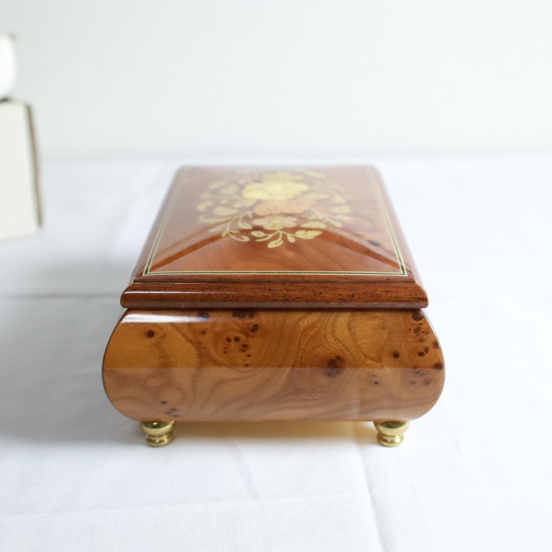 h) ゲイザス・ジャカード オルゴール 小物入れ 「エーデルワイス