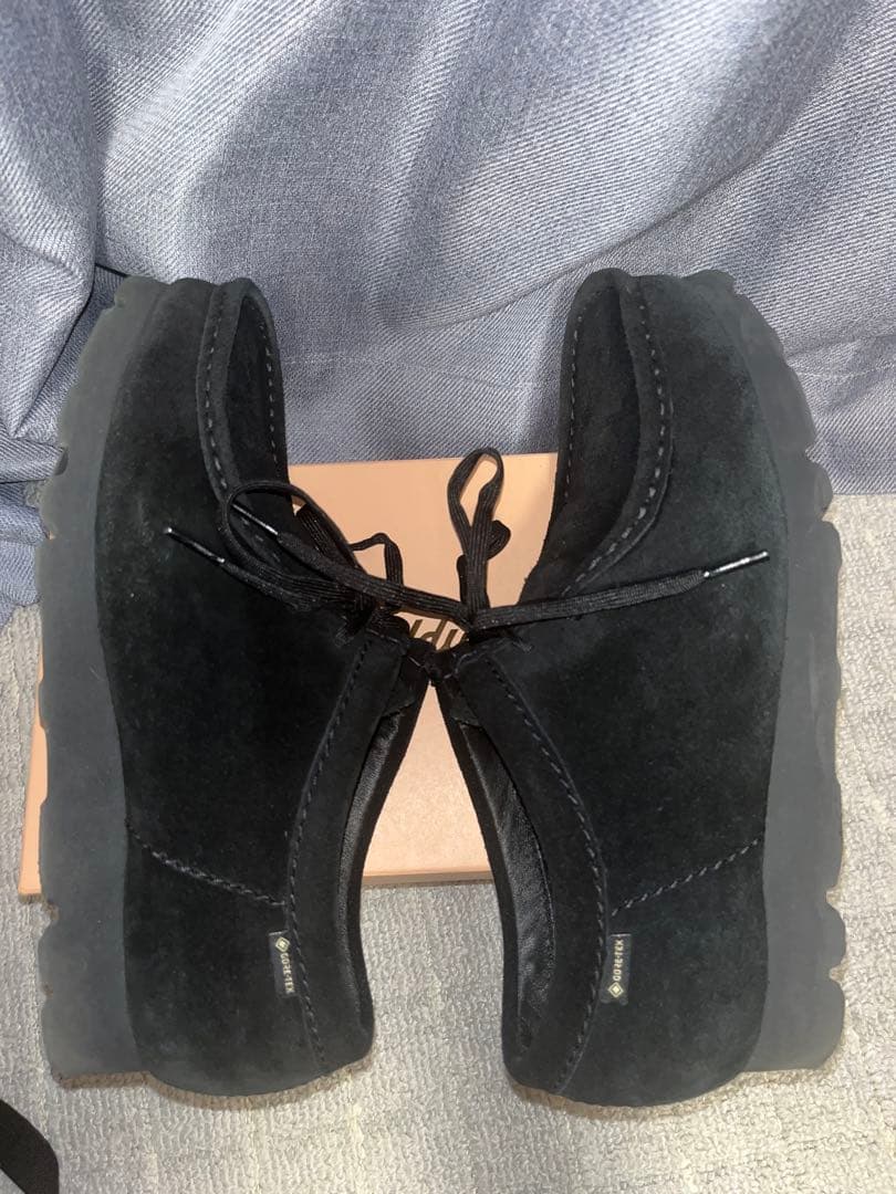 【美品】Clarks Wallabee GTX ブラック 26.5cw