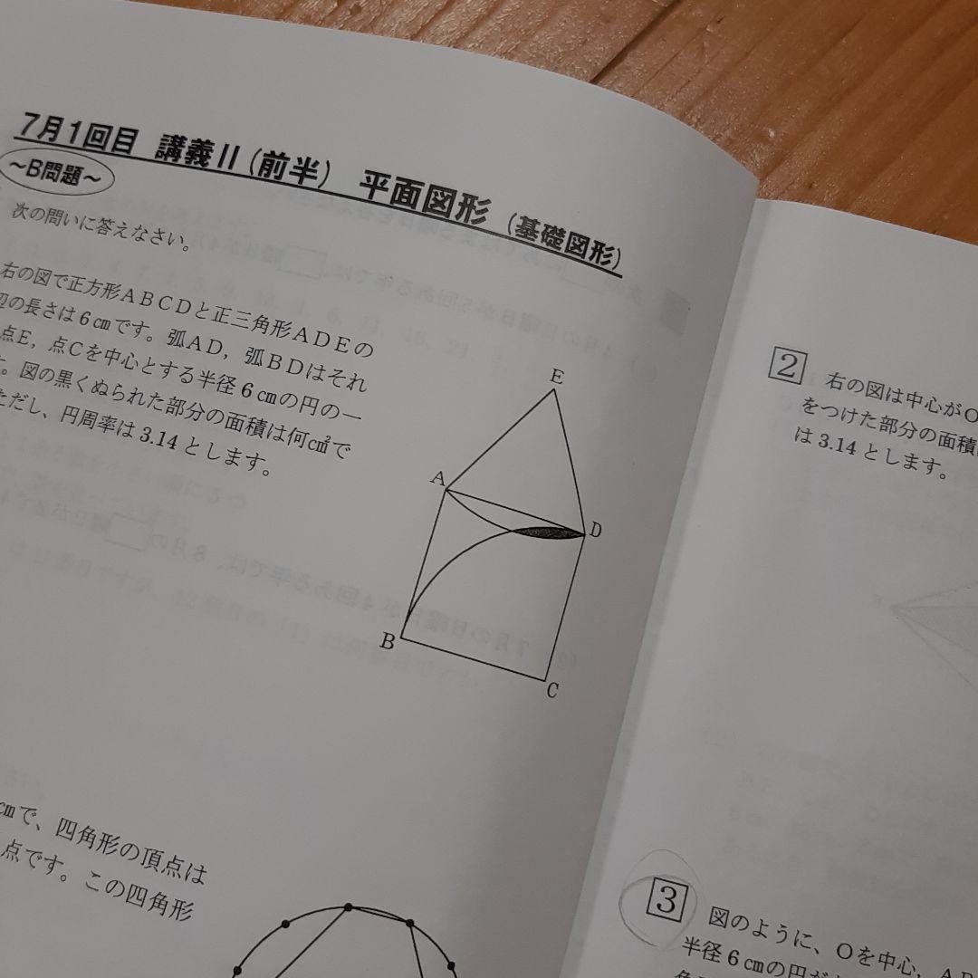 浜学園 小6 日曜志望校別特訓 男子最難関テキスト - メルカリ