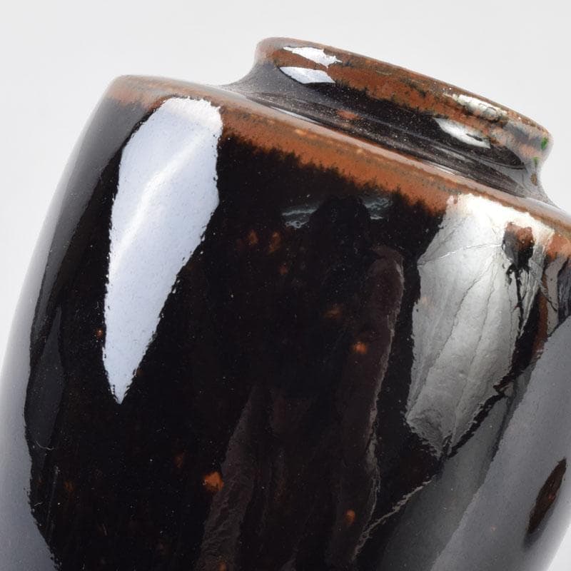 茶道具 瀬戸焼 古瀬戸 肩衝茶入 袱紗付 V 8636 - メルカリ