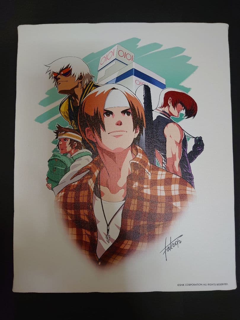 KOF イラストキャンバスボードKOF XIII GM SNK おぐらえいすけ氏 直筆