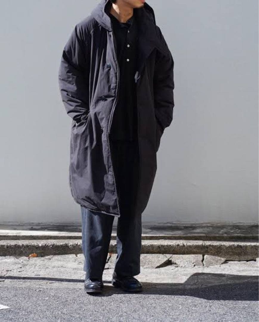 コモリ完売人気インサレーションフーデッドコート - メルカリ