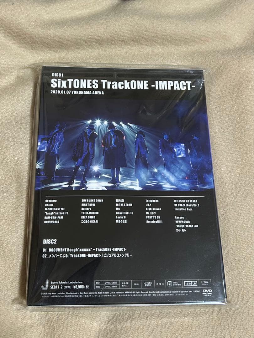 SixTONES TrackONE -IMPACT- 初回盤 - メルカリ