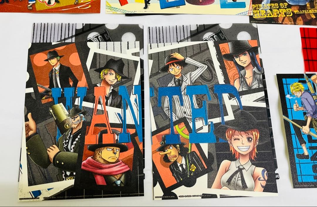 ワンピース ビジュアルアートファイル 2012 16種コンプリートセット