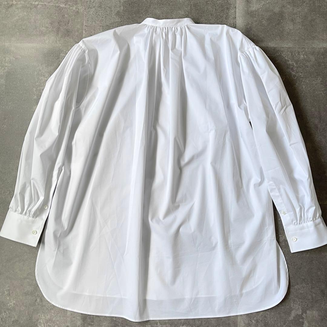 ハンナ 様専用 HYKE T/C ギャザーシャツ サイズ1 ブラウス ホワイト