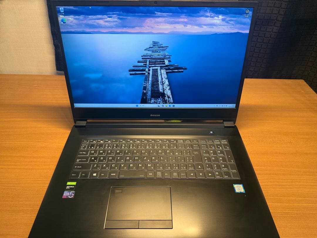 mouse ゲーミングノートPC i7-9750H 17.3インチ ブラック Core i7-9750H搭載の大画面17.3型ノート「m-Book W890」が発売、内蔵