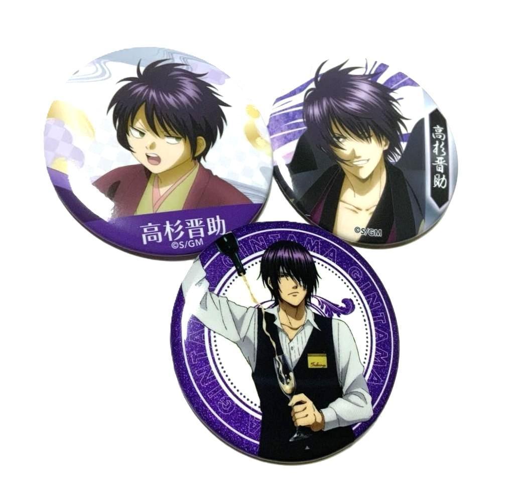 銀魂 FINAL 4DX ヴィレヴァン 高杉晋助 缶バッジ セット - メルカリ