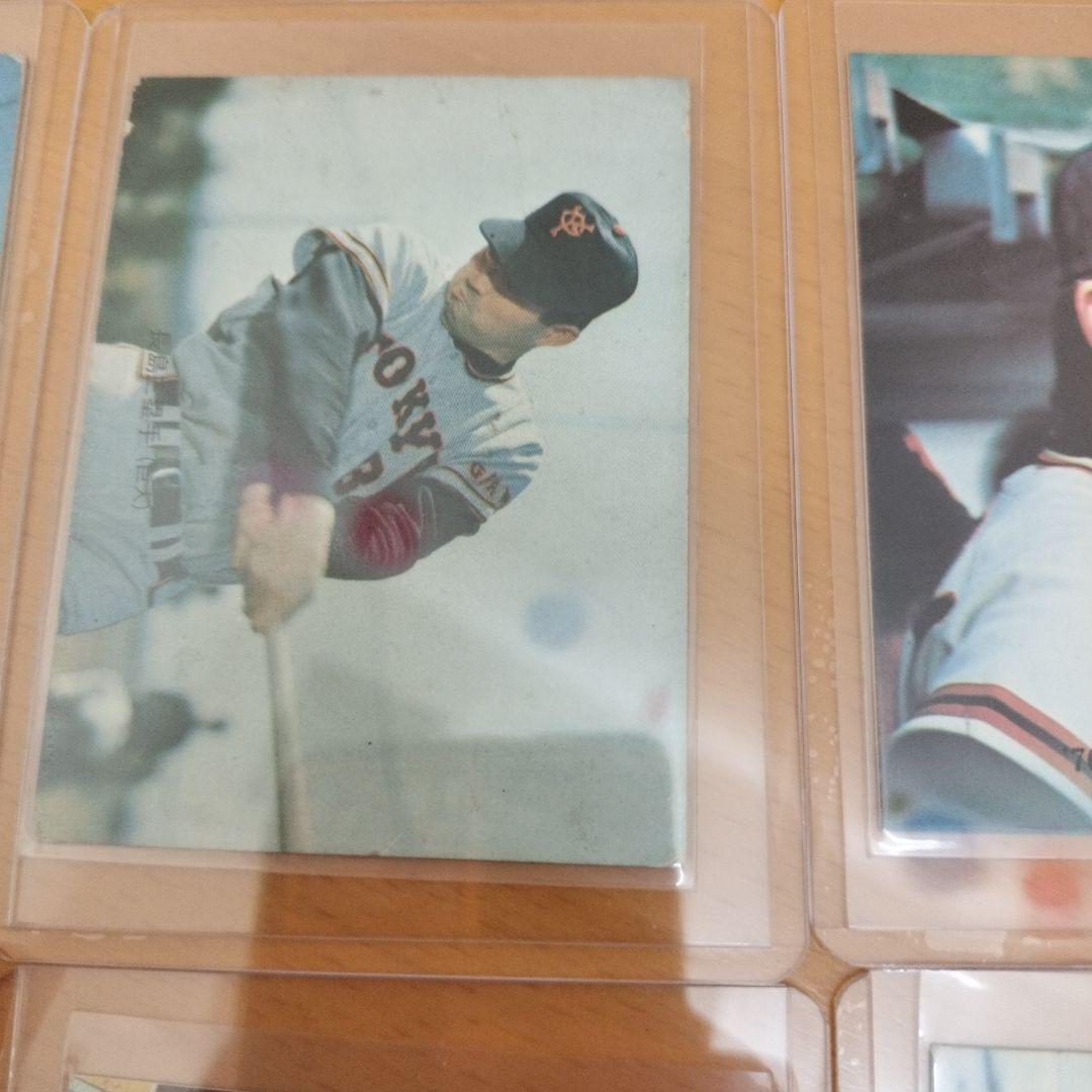 ☺︎1973年9枚 他おまけ3枚☆ プロ野球チップスカード 長嶋茂雄、王