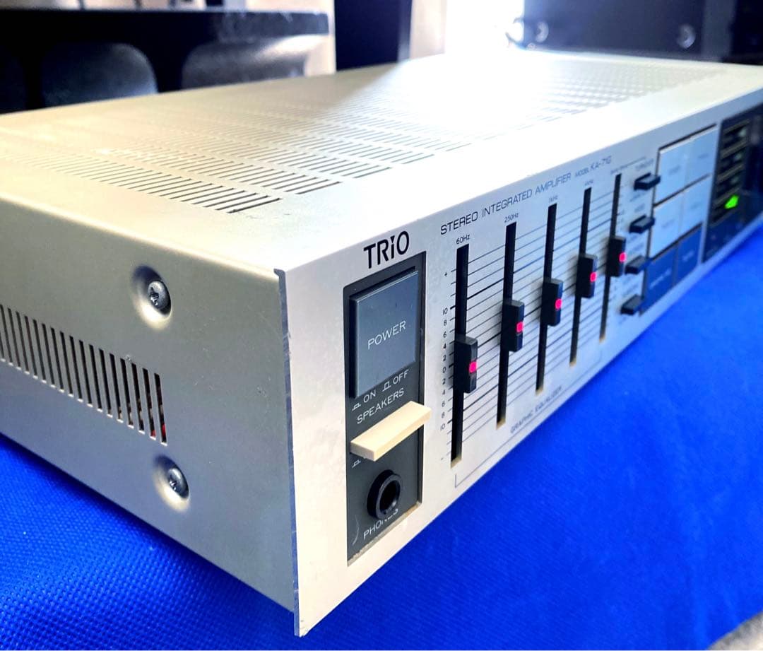TRIO プリメインアンプ KA-71G 動作品 イコライザー搭載 トリオ - メルカリ